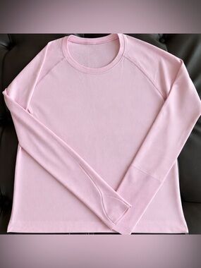 Lululemon Long Sleeve Seamless Top Pink Size 10